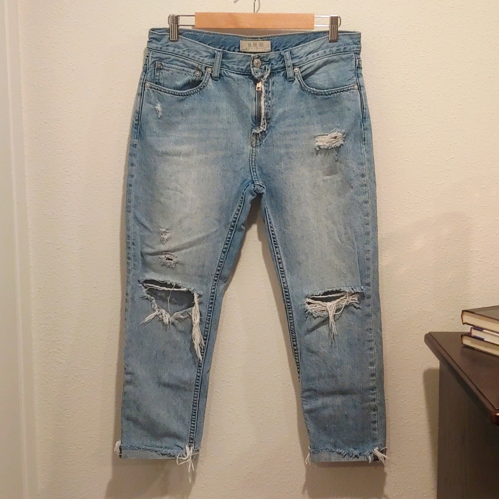 We The Free Free People Distressed Jeans size 28 womens